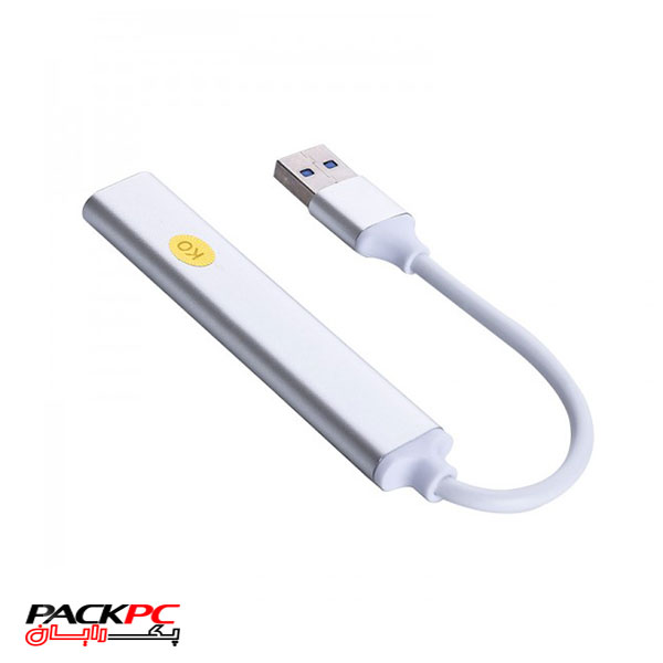 هاب USB 3.0 فلزی 4 پورت کی لینک مدل K-8194