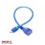کابل 30 سانتی متری ذوزنقه به USB مادگی
