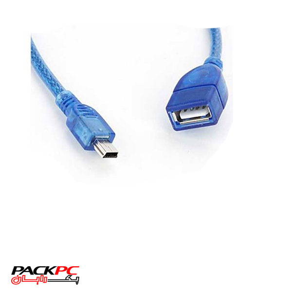 کابل 30 سانتی متری ذوزنقه به USB مادگی