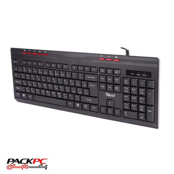خرید کیبورد سیم‌دار رویال Royal RK-325