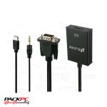 کابل تبدیل HDMI به VGA الون مدل CV1000 همراه AUX