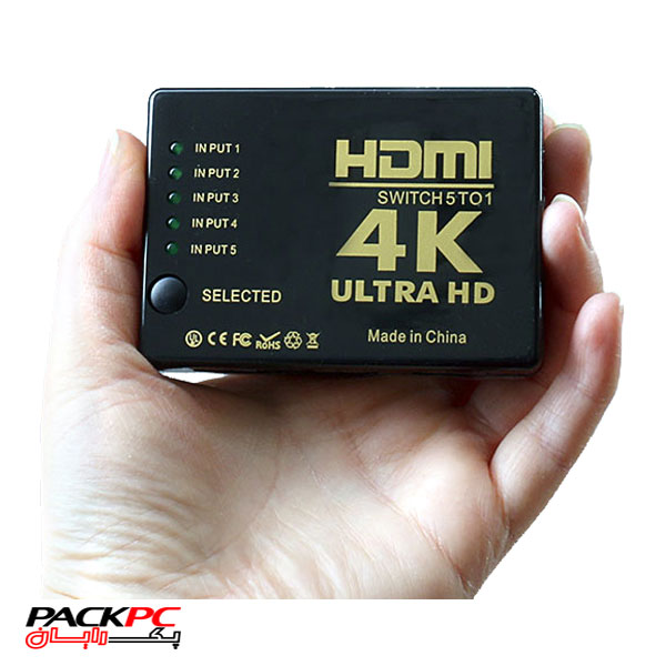 سوئیچ ۱ به 5 HDMI مدل UH-501