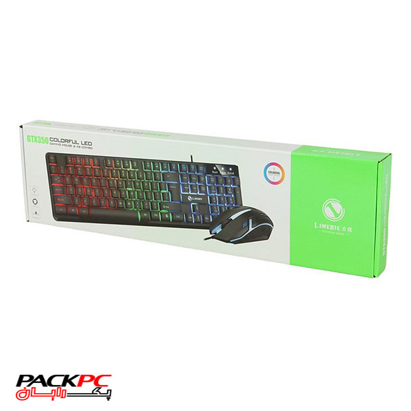 کیبورد و ماوس سیمی لایماید مدل GTX350